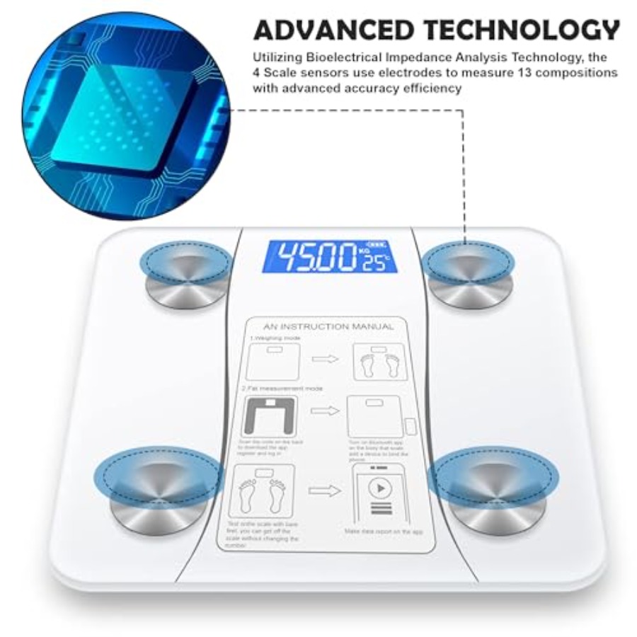 Smart Scale for Body Weight, D - Body Fat Scale Smart reseña y precio