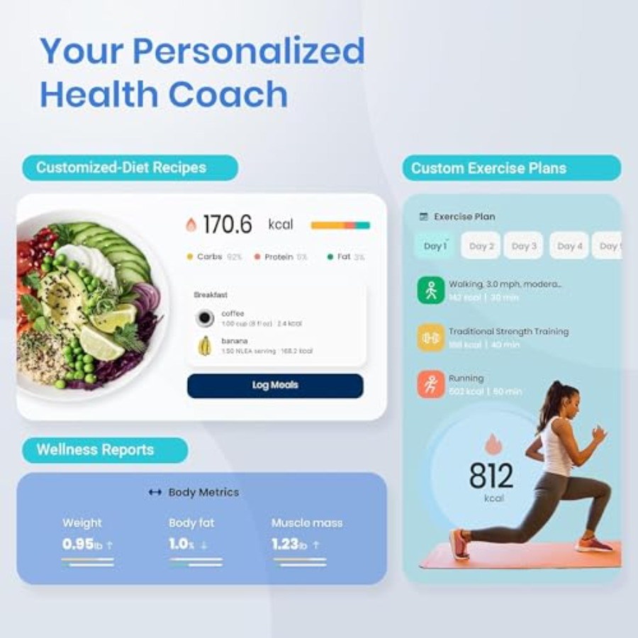 Smart Scale for Body Weight, D - Body Fat Scale Smart reseña y precio
