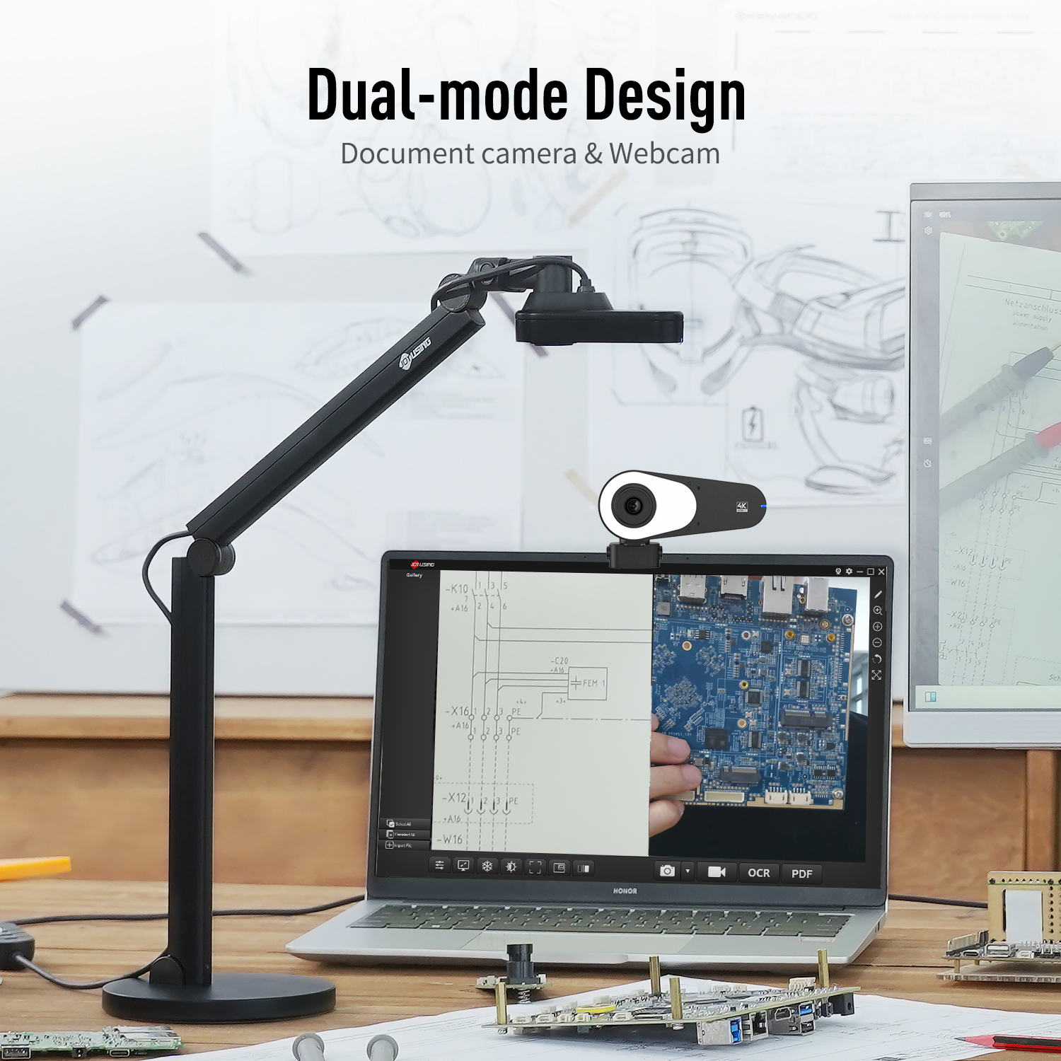Foldable Portable Document Cam - Document Camera Visualizer reseña y precio