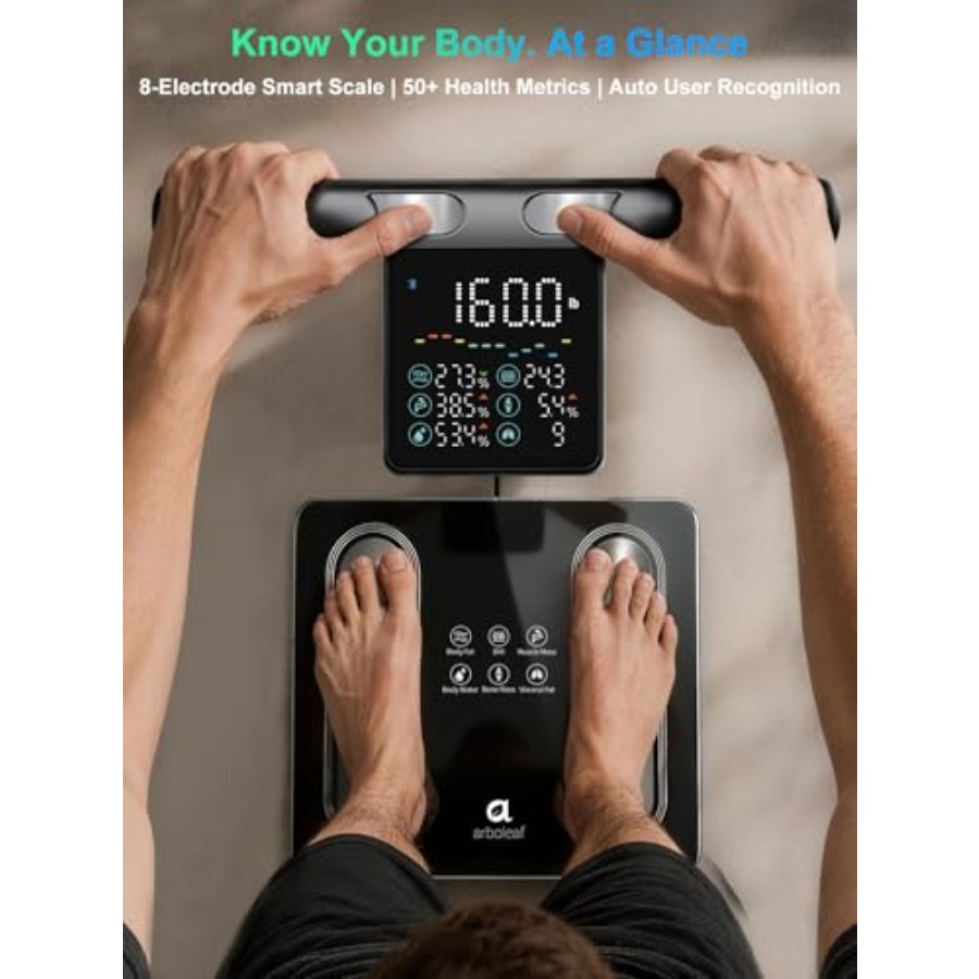 Smart Scale with Handle Displa - Body Fat Scale Smart reseña y precio