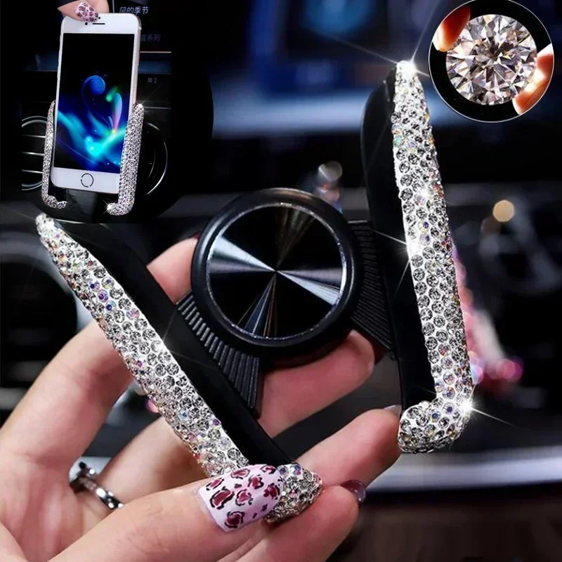 NEW Car Phone Holder Diamond C - Mobile Electronics Gadgets reseña y precio
