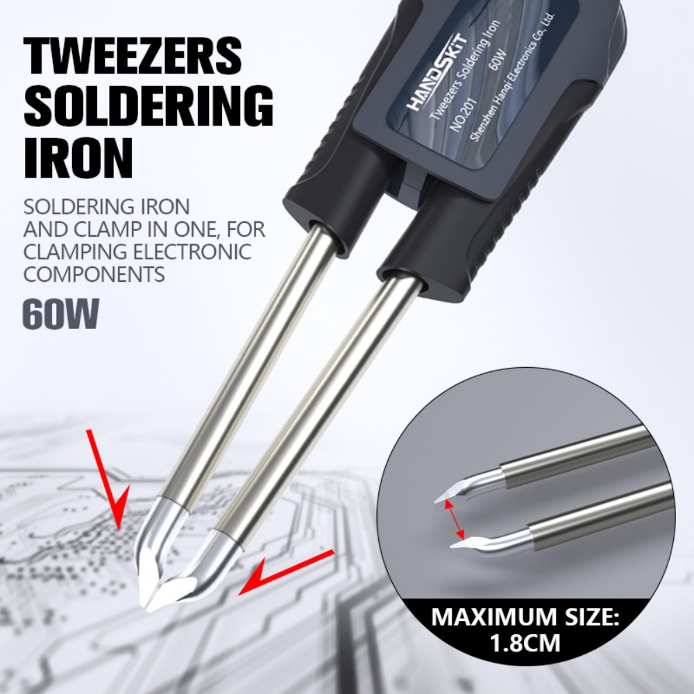 T12 Soldering Tweezer Handle – - Electronics And Gadgets reseña y precio