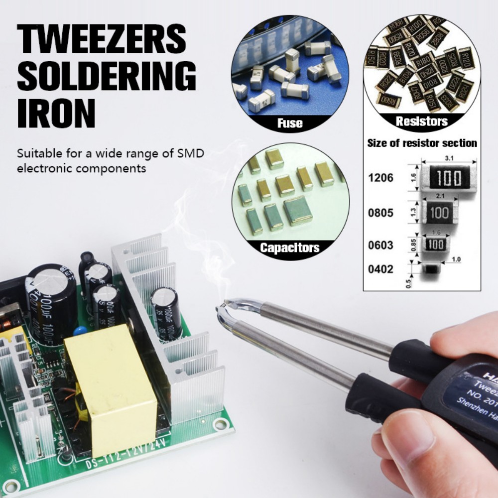 T12 Soldering Tweezer Handle – - Electronics And Gadgets reseña y precio