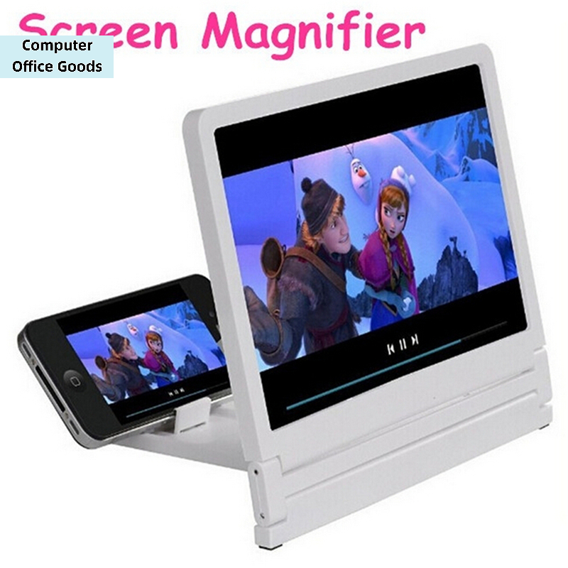 【Mobile Phone 3D Screen HD Vid - Digital Magnifier Reading reseña y precio
