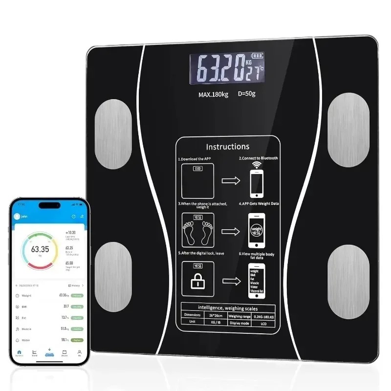 Intelligent body fat scale Wei - Body Fat Scale Smart reseña y precio