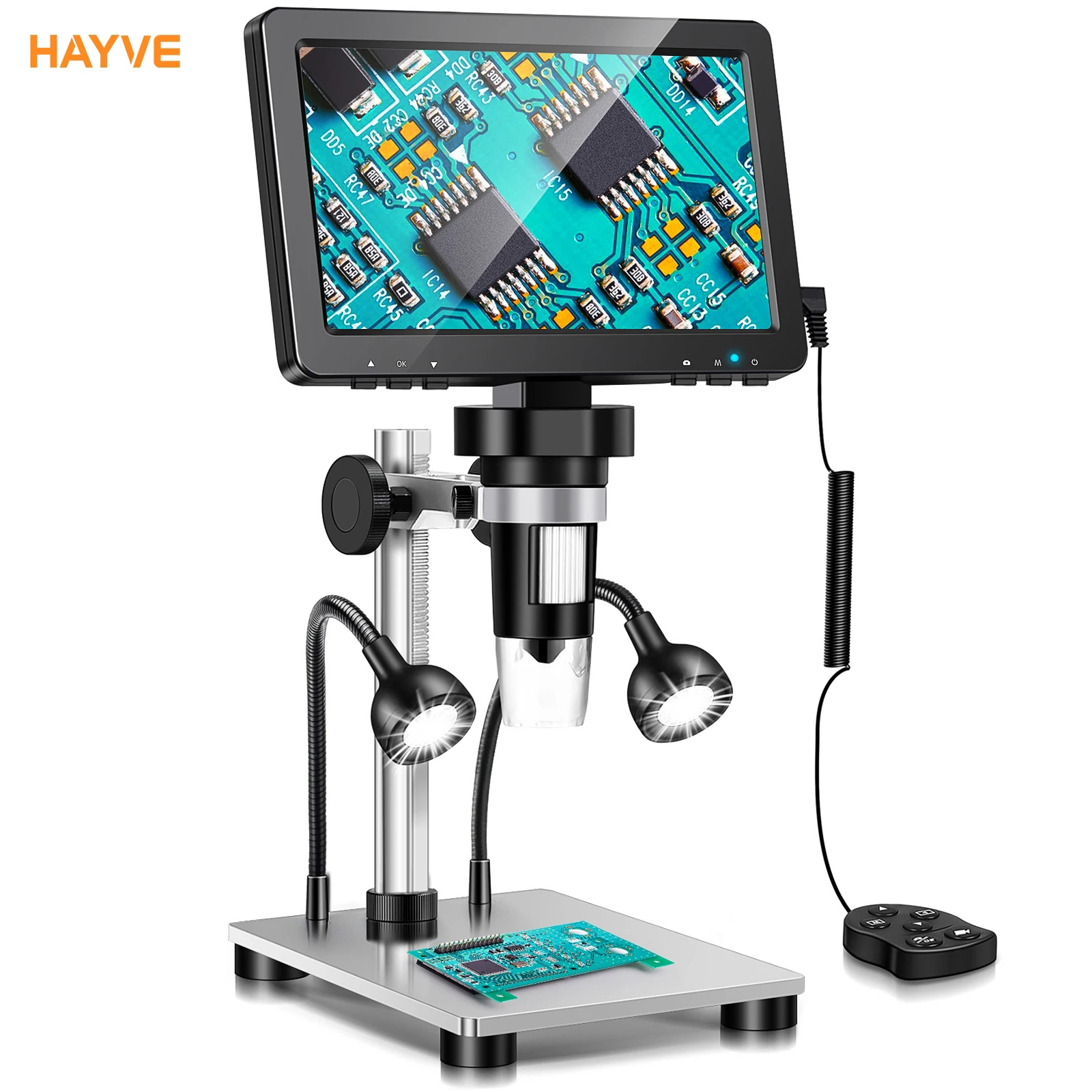 Hayve 7‘’ Digital Microscope 1 - Digital Magnifier Reading reseña y precio