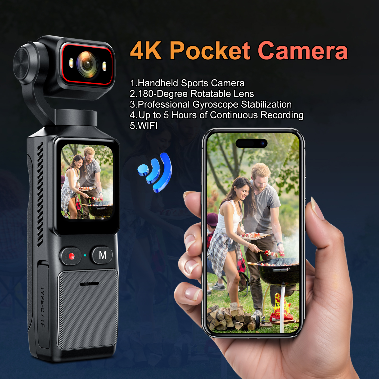 4K Action Camera WiFi 1.69 Inc - Action Camera 4K reseña y precio