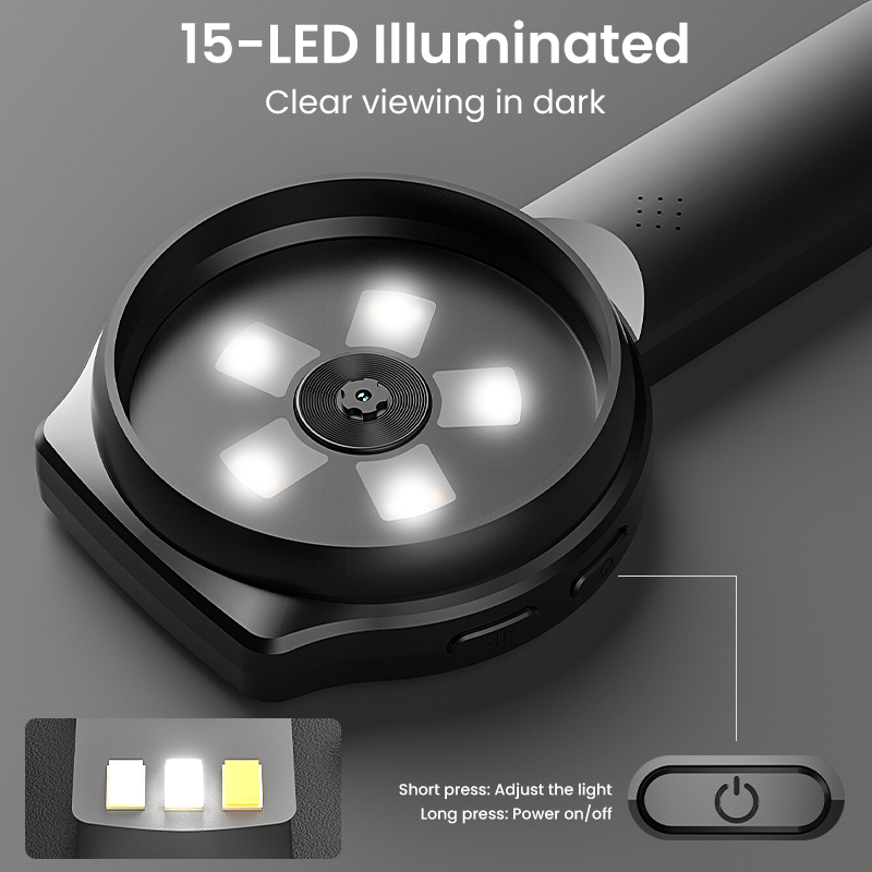 2.8IN screen HD digital micros - Digital Magnifier Reading reseña y precio