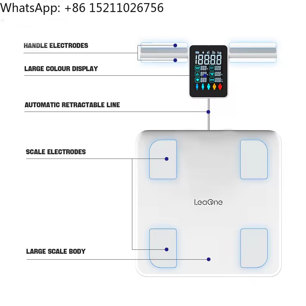 Factory 30 Body Data 8 Electro - Body Fat Scale Smart reseña y precio
