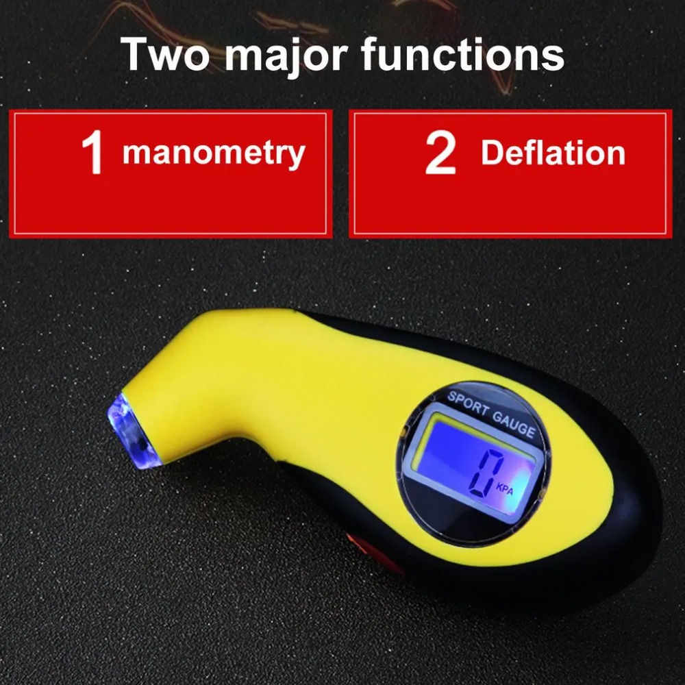 LCD Electronic Tire Pressure G - Electronics And Gadgets reseña y precio