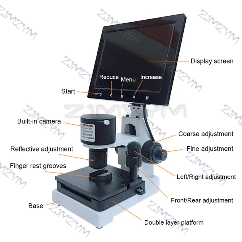 Digital Microscope Zoom Nailfo - Digital Magnifier Reading reseña y precio