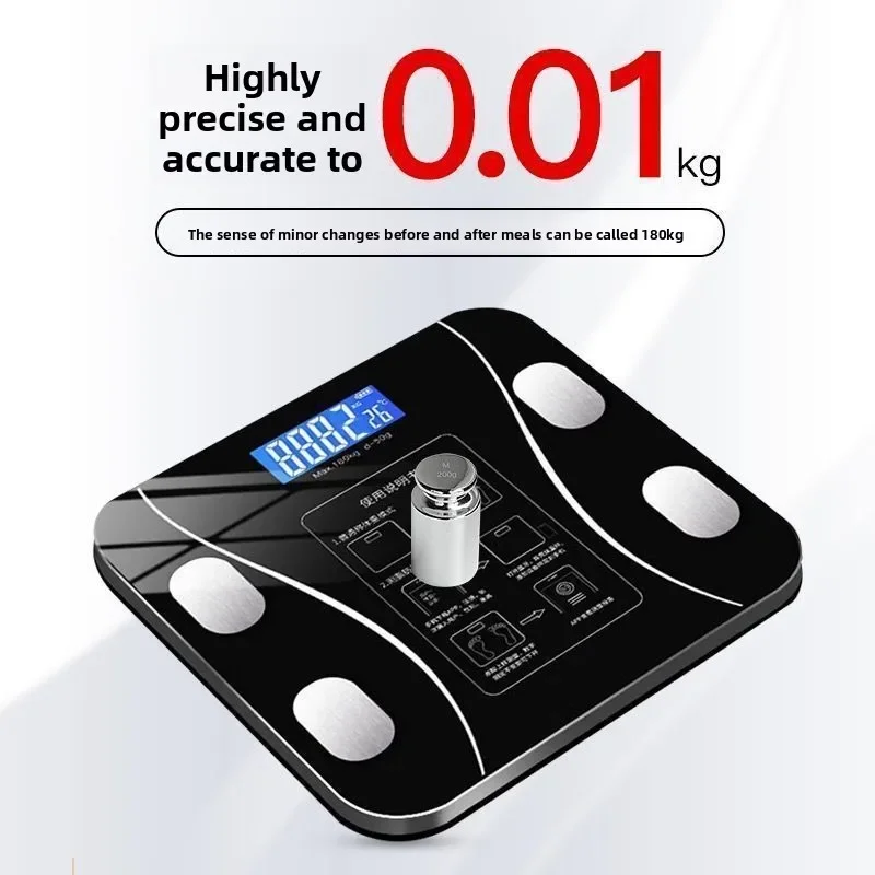 High Precision USB Rechargeabl - Body Fat Scale Smart reseña y precio