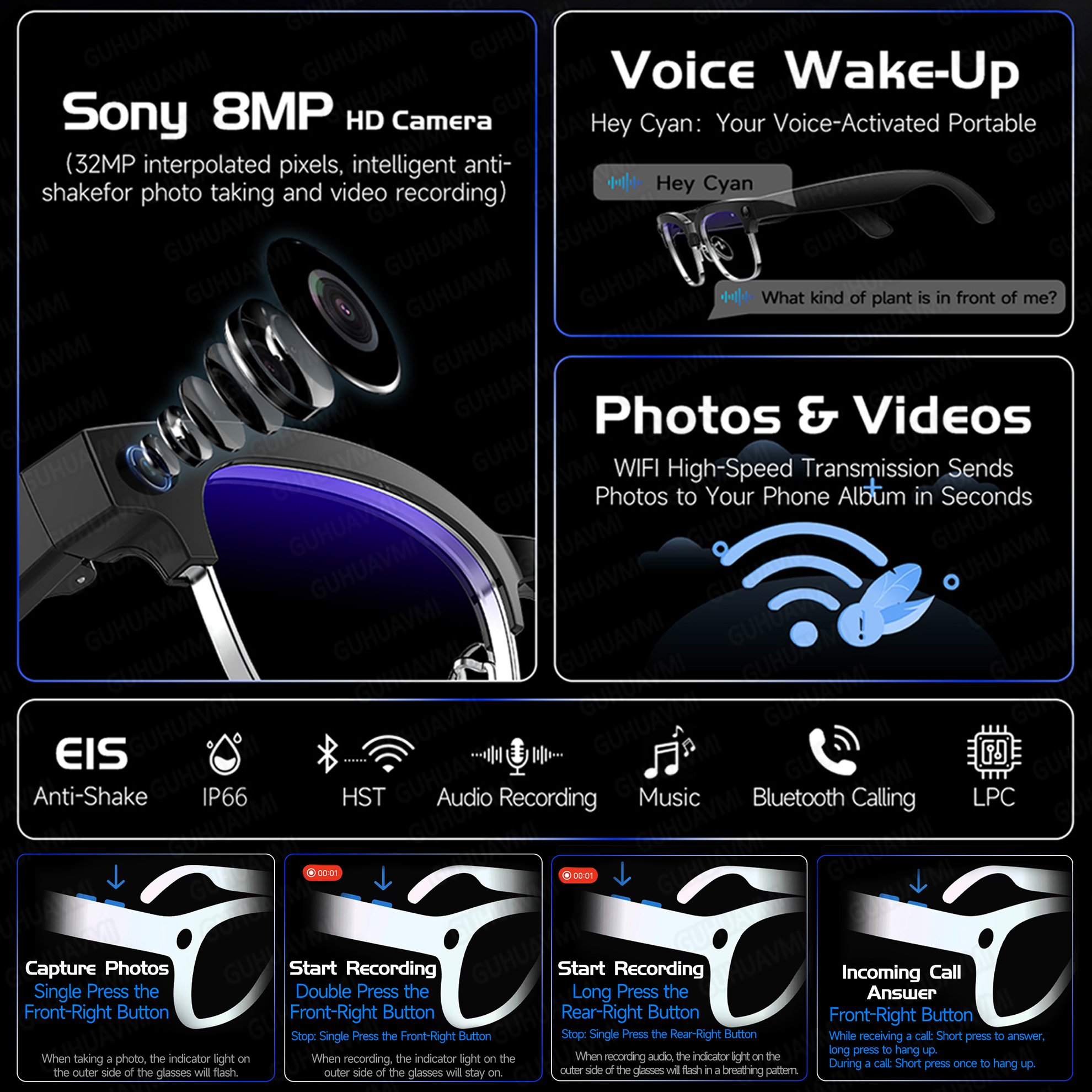 New HOT Business Smart Glasses - Action Camera 4K reseña y precio