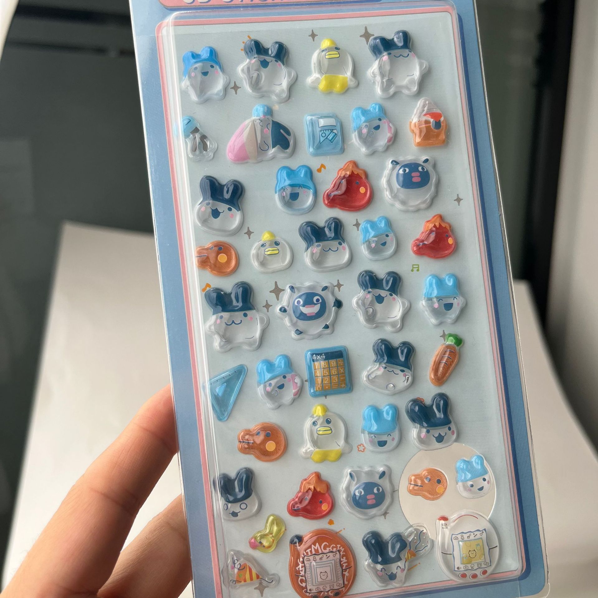 Cute Tamagotchi 3D Puffy Stick - Electronic Gift reseña y precio