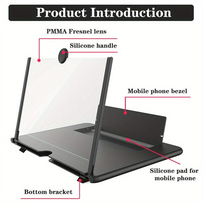 10/12 inch HD Mobile Phone Scr - Digital Magnifier Reading reseña y precio