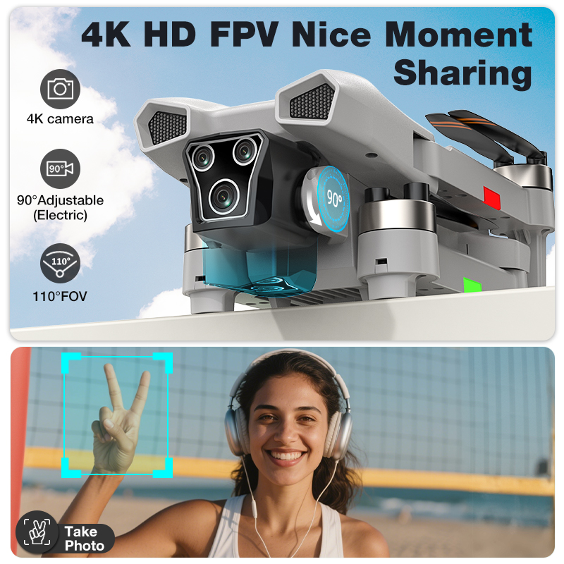 NEW Hot L017 Pro Drone Brushle - Electronics And Gadgets reseña y precio