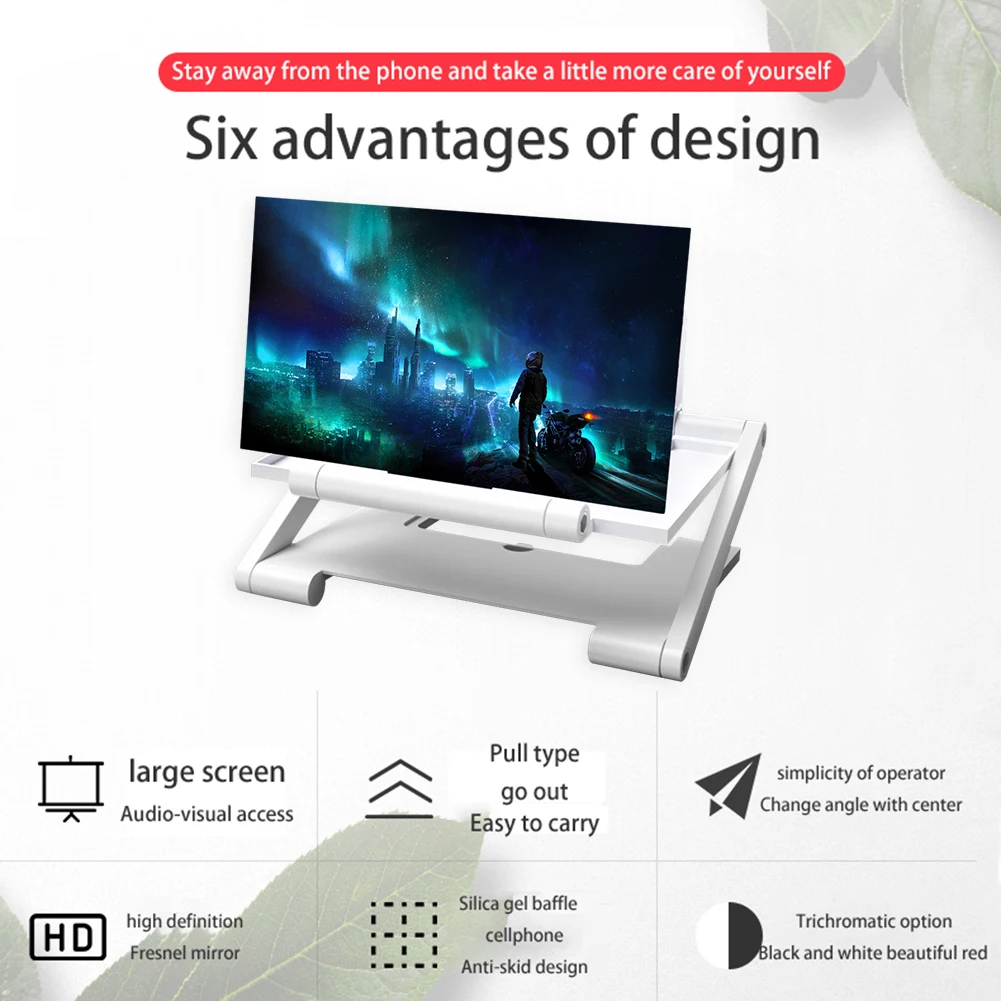 14'' 3D HD Cell Phone Screen A - Digital Magnifier Reading reseña y precio