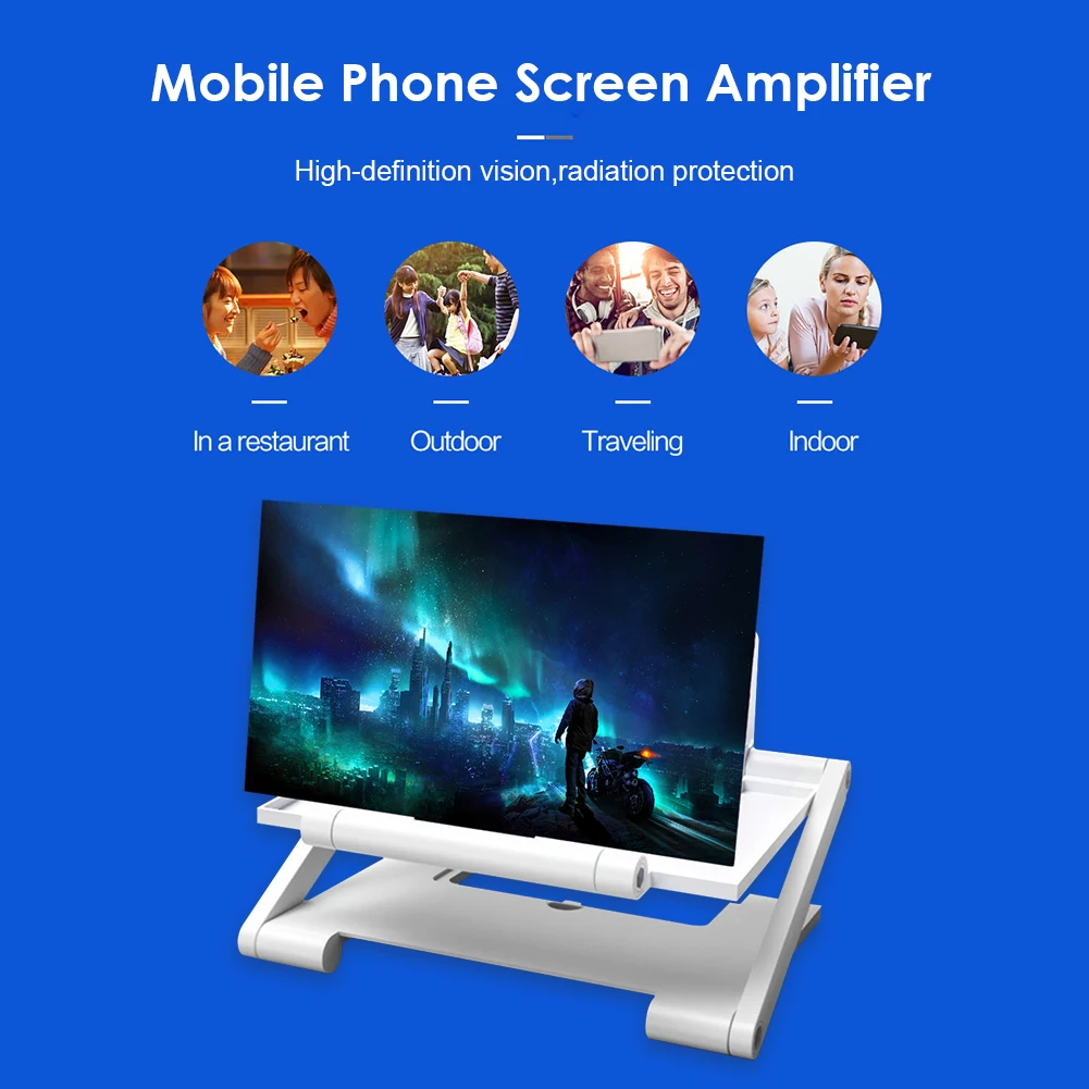 14'' 3D HD Cell Phone Screen A - Digital Magnifier Reading reseña y precio