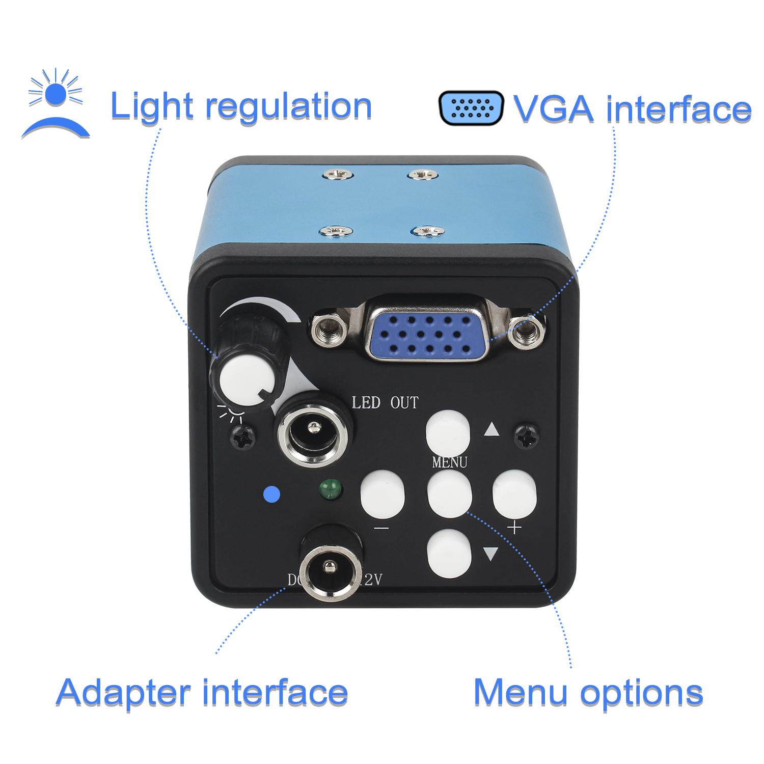 13MP VGA Video Microscope Came - Digital Magnifier Reading reseña y precio